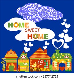 Home Sweet Home Set, Vector Version