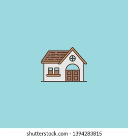 Home sweet home with simple lines