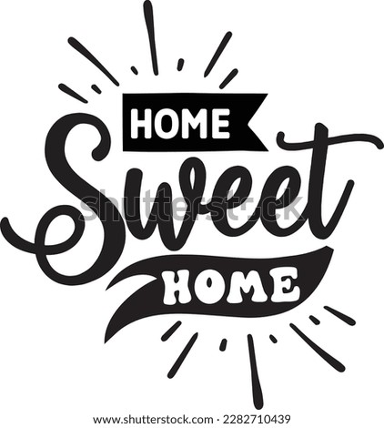 Home Sweet Home svg ,pillow design, pillow Svg design Foto stock © 