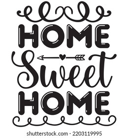 home sweet home t shirt design