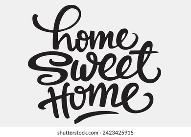 home sweet home vector illustration