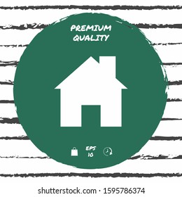 Home symbol icon. Graphic elements for your design