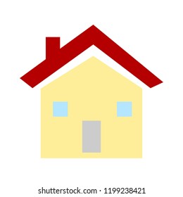 home symbol icon. Simple element illustration. home concept symbol design. Can be used for web and mobile UI/UX