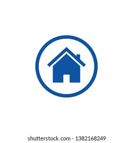 Home symbol, home icon vector.