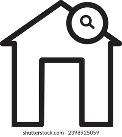 símbolo del hogar icono vector casa de señas propiedad inmobiliaria web ilusión residencial construcción