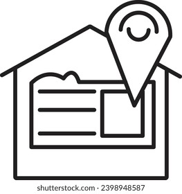 símbolo del hogar icono vector casa de señas propiedad inmobiliaria