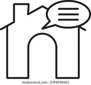 home symbol icon vector sign house business estate real residential illustration