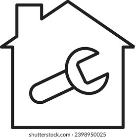 home symbol icon vector sign house business estate real web residential illustration
