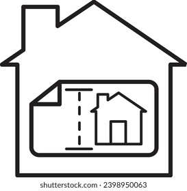home symbol icon vector sign house business estate real web residential illustration