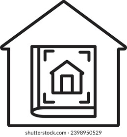 símbolo del hogar icono vector casa de señas propiedad inmobiliaria web residencial