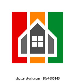 Home symbol. Resident Icon. Building Logo. Vector eps 10.