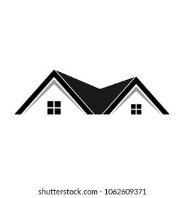 Home Symbol Roof Icon Building Logo Stock Vector (Royalty Free ...