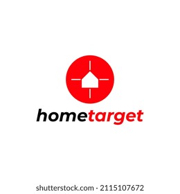 Home Target simple logo design