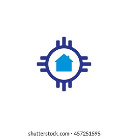 Home Target Symbol Vector