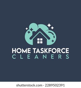 Home Taskforce cleaners vintage logo