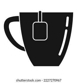 Home tea cup icon simple vector. Hot drink. Healthy food