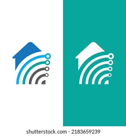 plantilla de diseño de ilustración vectorial de logotipo de tecnología doméstica