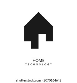 Home Technology icon. Trendy flat vector Home Technology icon on white background, vector illustration can be use for web and mobile