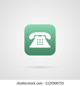 Home telephone icon, vector design app