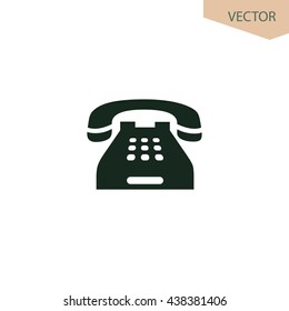 Home telephone icon, vector design