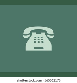 Home telephone icon, vector design
