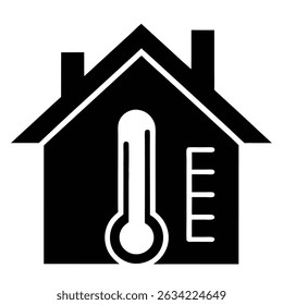 Home Temperature Control vector icon
