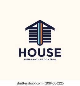 Home temperature logo home logo with temperature control air conditioner for home drop of water 