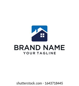 home template logo design vector