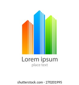 Home - template for the logo: real estate, housing, registration, etc..