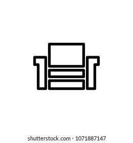 home theater icon. Element of minimalistic icons for mobile concept and web apps. Thin line icon for website design and development, app development on white background