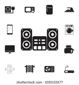 Home theater icon on white background on white background