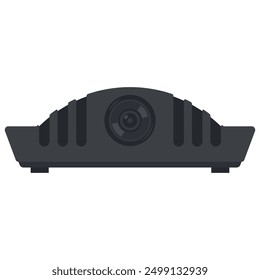 Home theatre laser projector vector cartoon illustration isolated on a white background.