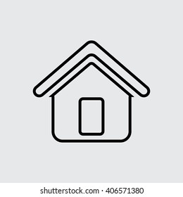 home thin line icon