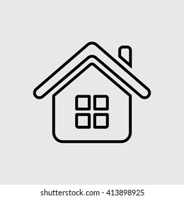 home thin line icon
