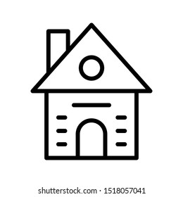 home thin line vector icon