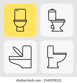 Icono de la herramienta de inicio. Amarillo. Línea. Esquema. Negro. Icono simple. Mobiliario interior