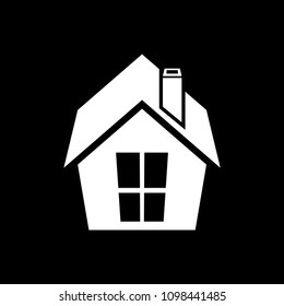 Home top view vector icon
