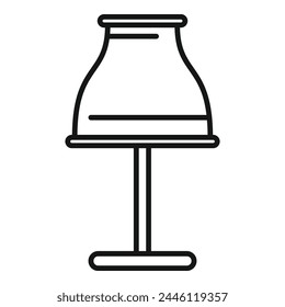 Home torcher icon outline vector. Element brand. Wall lamp led room