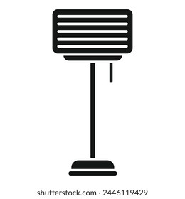 Home torcher icon simple vector. Element brand. Wall lamp led room