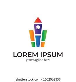 Home Tower Logo Design Template Inspiration - Vector