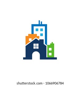 Home Town Logo Icon Design