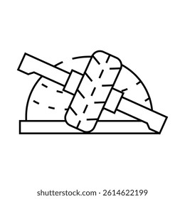 home training exercise line icon vector. home training exercise sign. isolated contour symbol black illustration