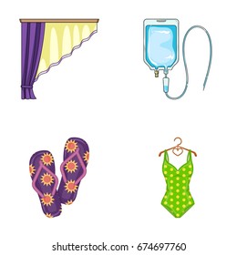 home, travel and other web icon in cartoon style.medicine, sport icons in set collection.