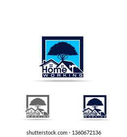 Home tree logo inspiration. 