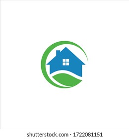 home tree logo simple design