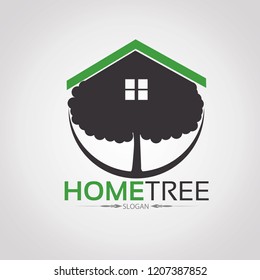 Home Tree Logo Template