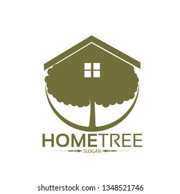 Home Tree Logo Template