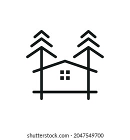 home and tree logo template vector icon