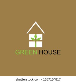 Home And Tree Nature Logo Template Design Vector, Emblem, Design Concept, Creative Symbol, Icon.