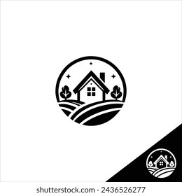 Home Einzigartiges Logo-Symbol. Symbol für Vektor-Illustration des Heimatvektors.
